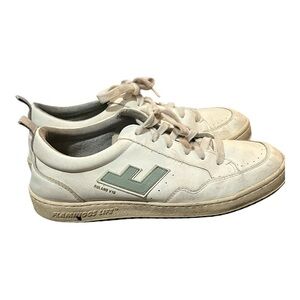 FLAMINGOS LIFE Sneaker 41 ROLAND V.10 Women's Size 9.5 Lace Up Vegan Pearl